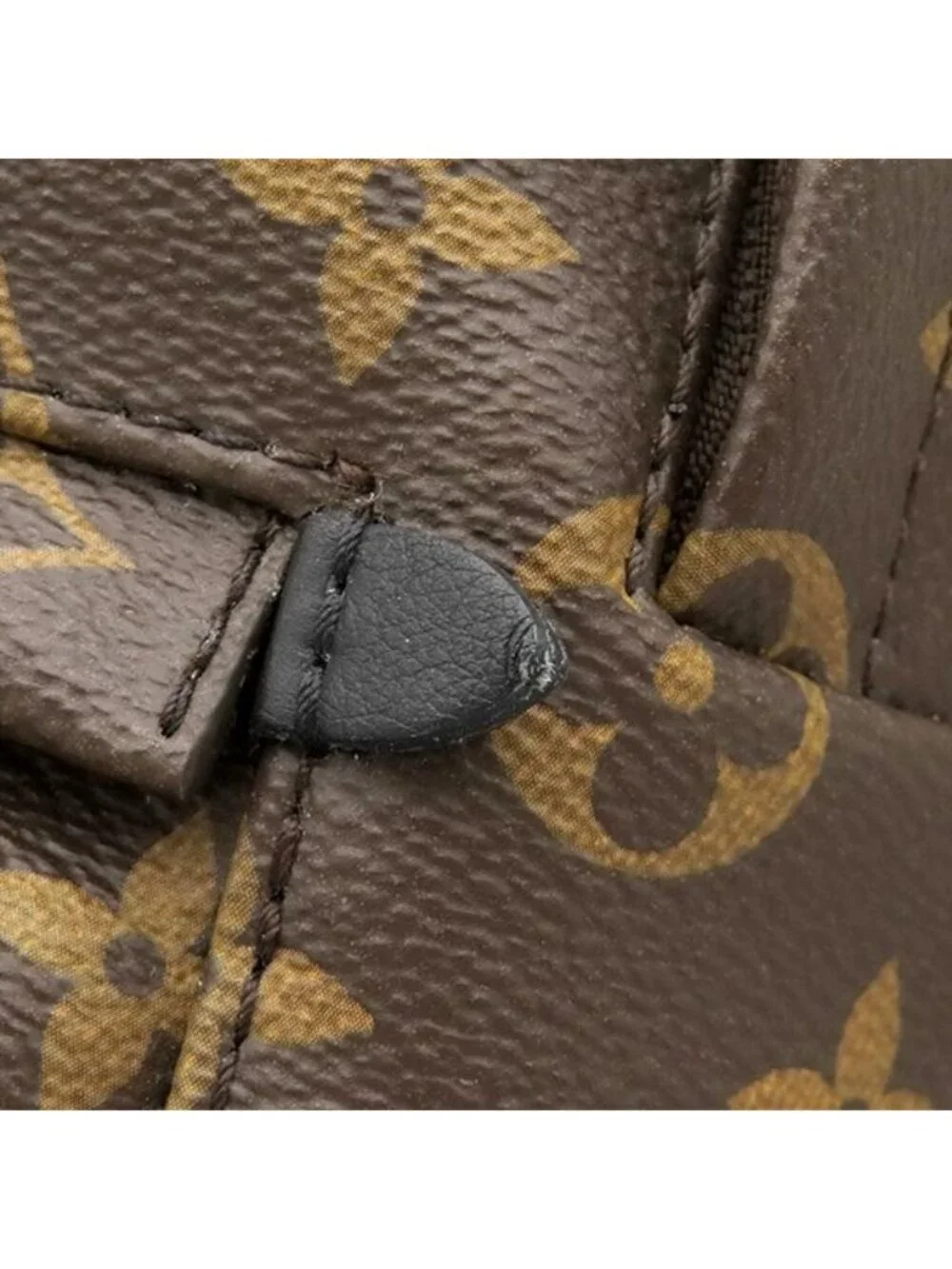 Louis Vuitton Backpack Palm Springs Mini Monogram Canvas Gold Brown
